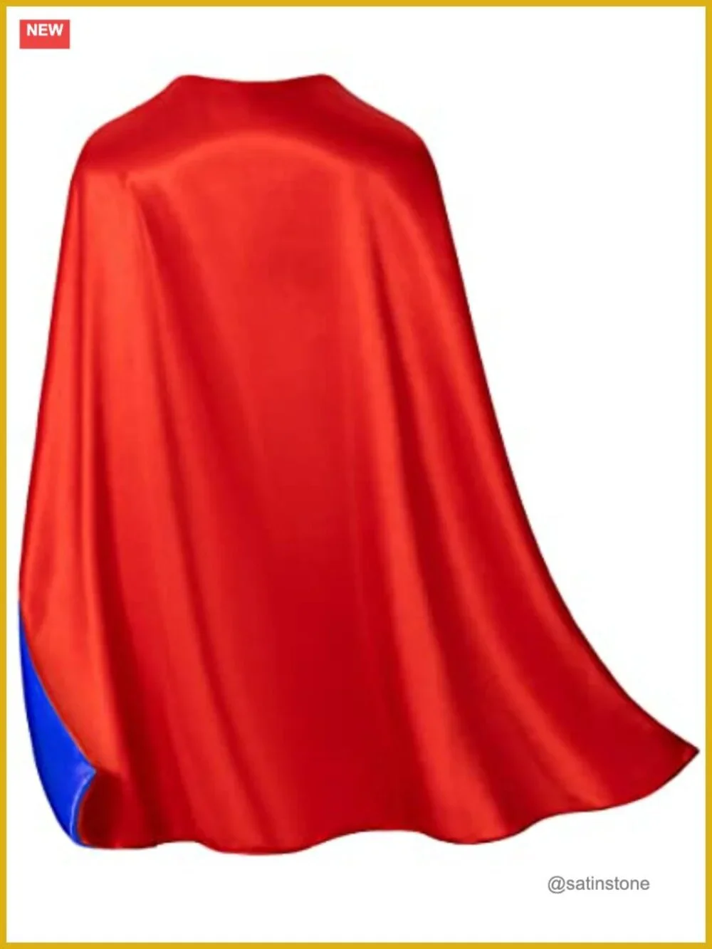 Double-Sided Superhero Cape and Mask for Kids Halloween Cosplay Party